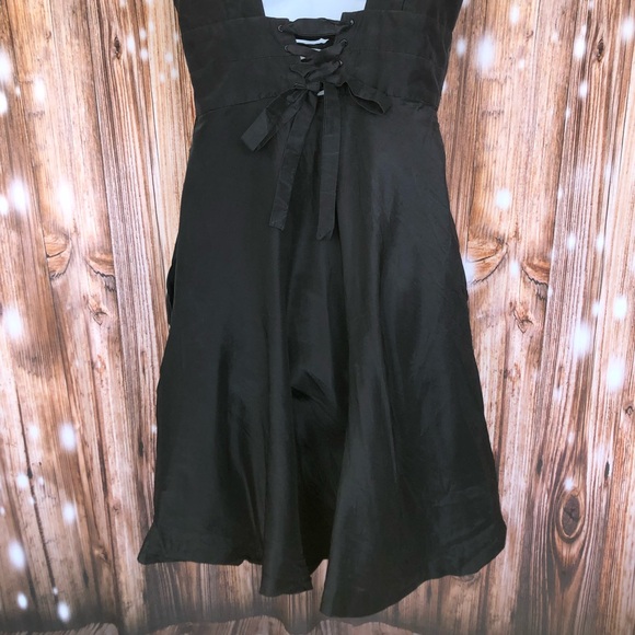 Donna Ricco New York 100% Silk Black Sleeveless Dress - Picture 10 of 11